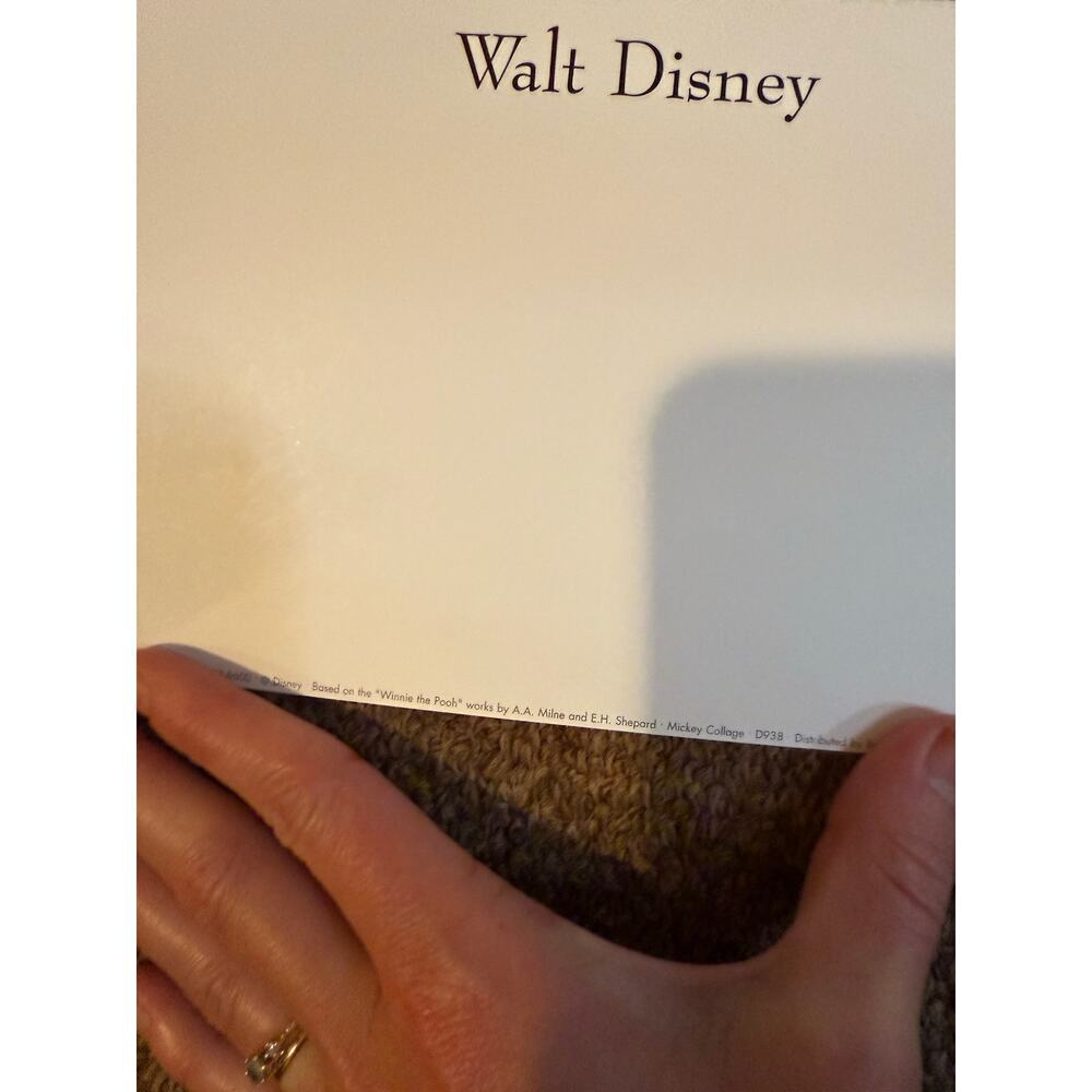 Disney Mickey Mouse Collage Walt Disney Quote Vintage Poster D938 - Picture 5 of 9